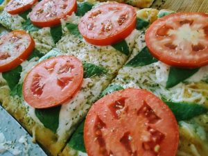 Personal Pizza: Tomato and Herb White Pizza